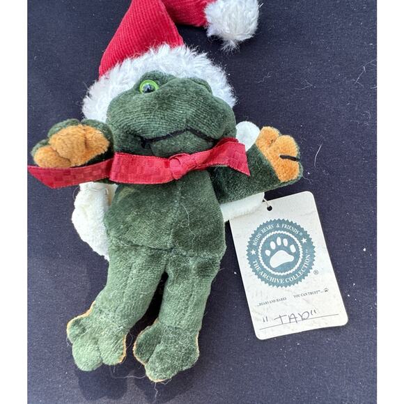 Boyds Bears Tad Northpole 5" Frog Angel Ornament Archive Coll Retired Tags -LO2 - Picture 4 of 7